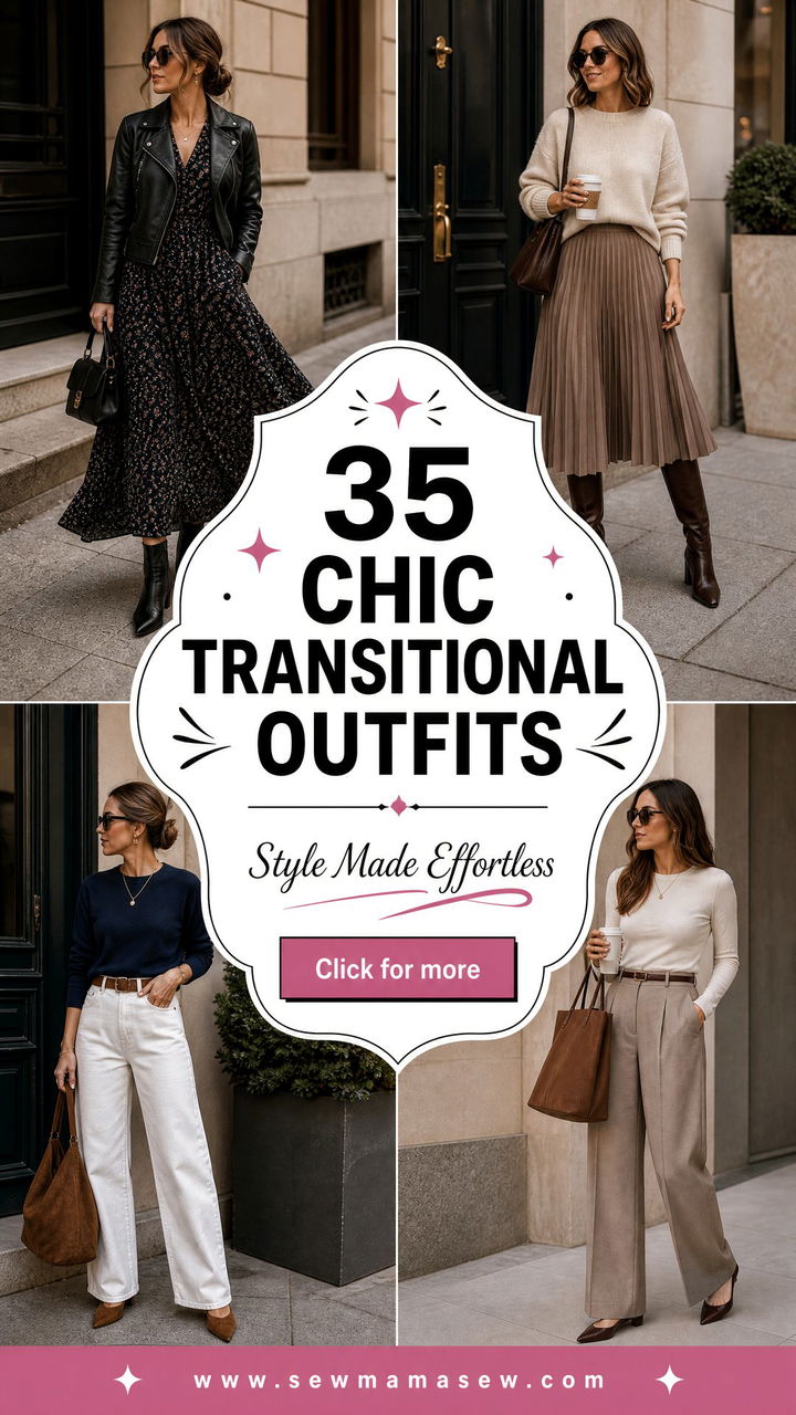 35 Chic Transitional Outfits for Women to Try Now - 35 Chic Transitional Outfits for Women to Try Now