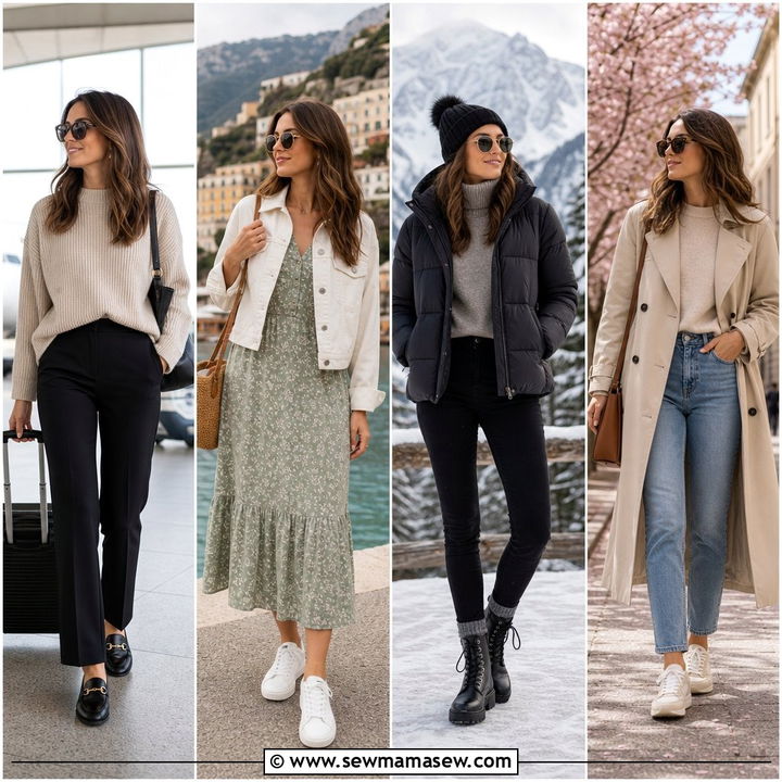 35 Chic Travel Outfit Ideas for Women Over 40
