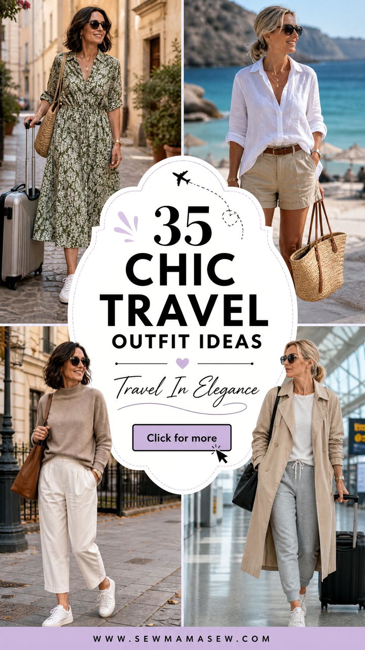 35 Chic Travel Outfits for Women Over 40 to Try - 35 Chic Travel Outfits for Women Over 40 to Try