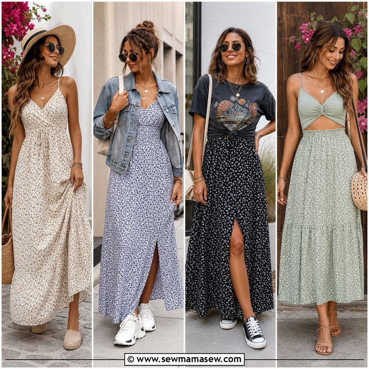 35 Chic Ways How to Style Maxi Dress Outfits Effortlessly