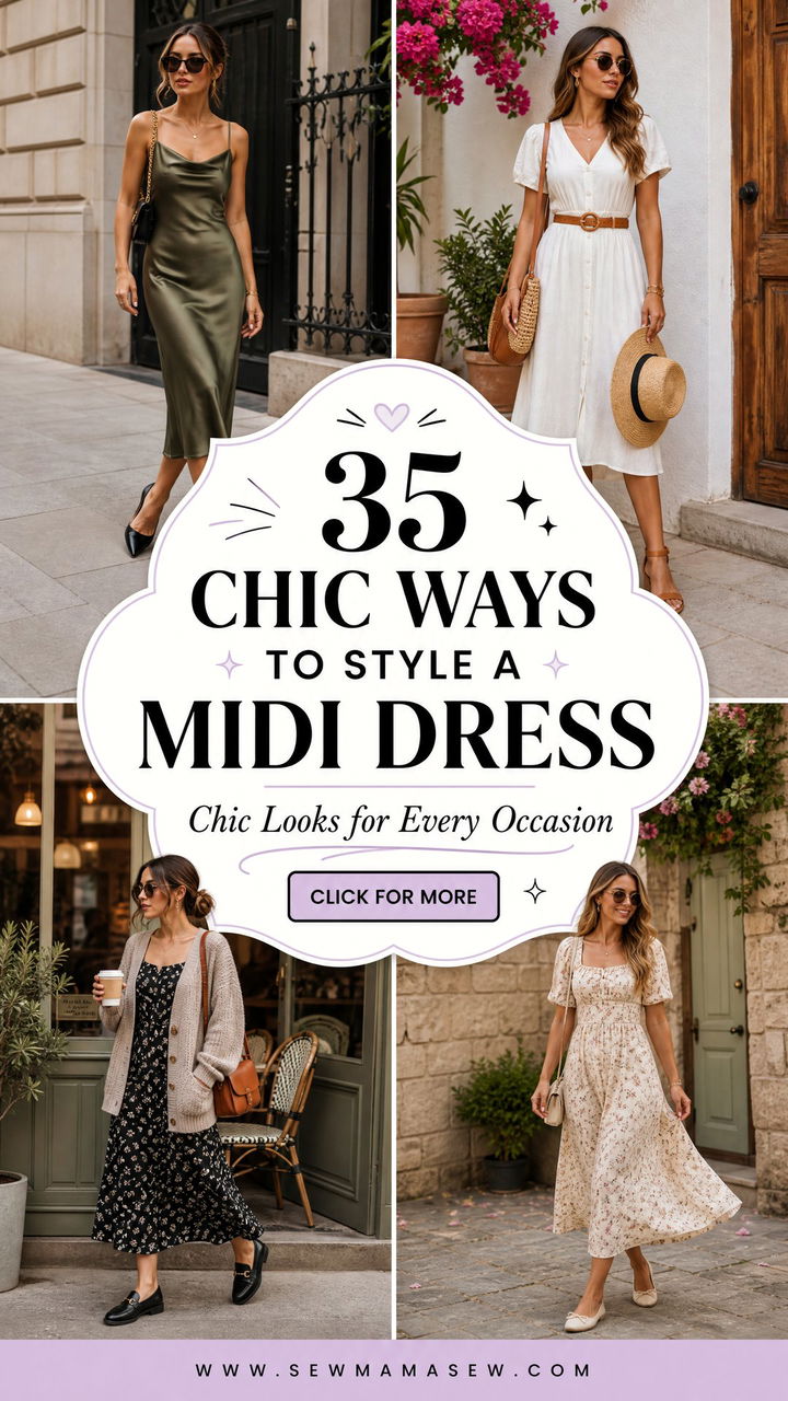 35 Chic Ways How to Style a Midi Dress for Any Occasion - 35 Chic Ways: How to Style a Midi Dress for Any Occasion
