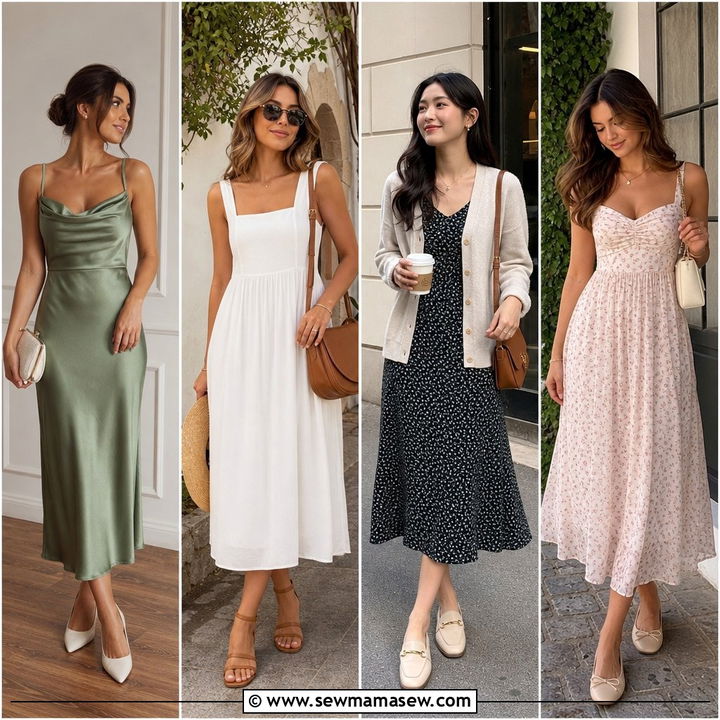 35 Chic Ways How to Style a Midi Dress for Any Occasion