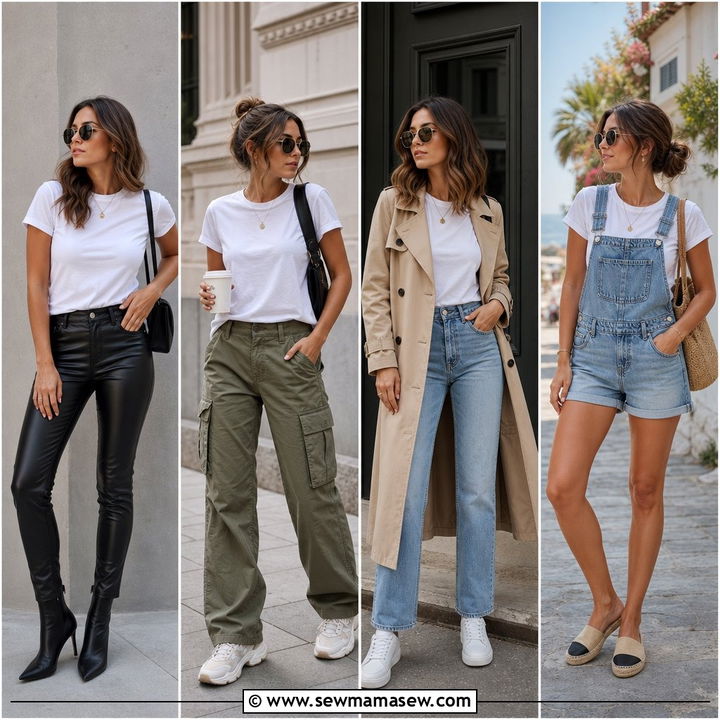 35 Chic Ways: How to Style a White T-Shirt Effortlessly