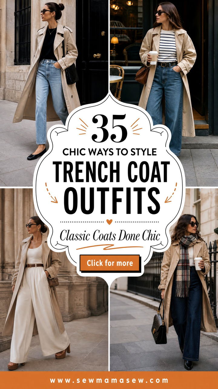 35 Chic Ways on How to Style Trench Coat Outfits - 35 Chic Ways on How to Style Trench Coat Outfits