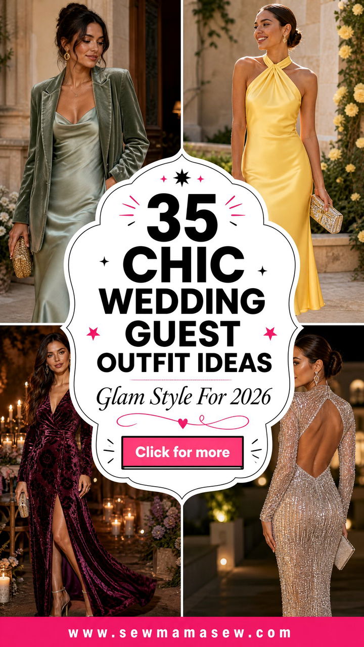 35 Chic Wedding Guest Outfit Ideas for Women in 2026 - 35 Chic Wedding Guest Outfit Ideas for Women in 2026