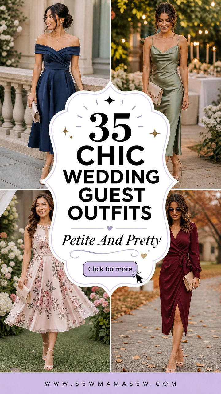 35 Chic Wedding Guest Outfits for Petite Women - 35 Chic Wedding Guest Outfits for Petite Women
