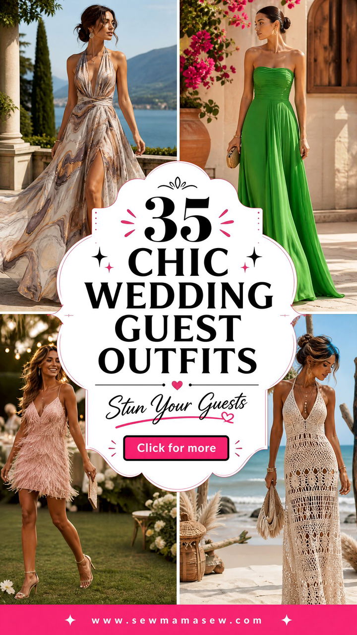 35 Chic Wedding Guest Outfits for Women to Stun In - 35 Chic Wedding Guest Outfits for Women to Stun In