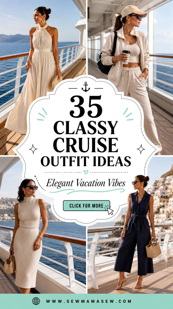 35 Classy Cruise Outfit Ideas for an Elegant Vacation - 35 Classy Cruise Outfit Ideas for an Elegant Vacation