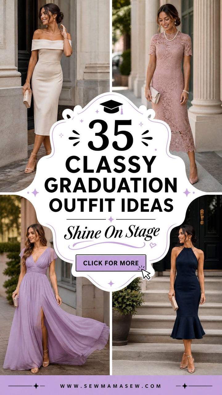 35 Classy Graduation Outfit Ideas to Shine on Your Big Day - 35 Classy Graduation Outfit Ideas to Shine on Your Big Day