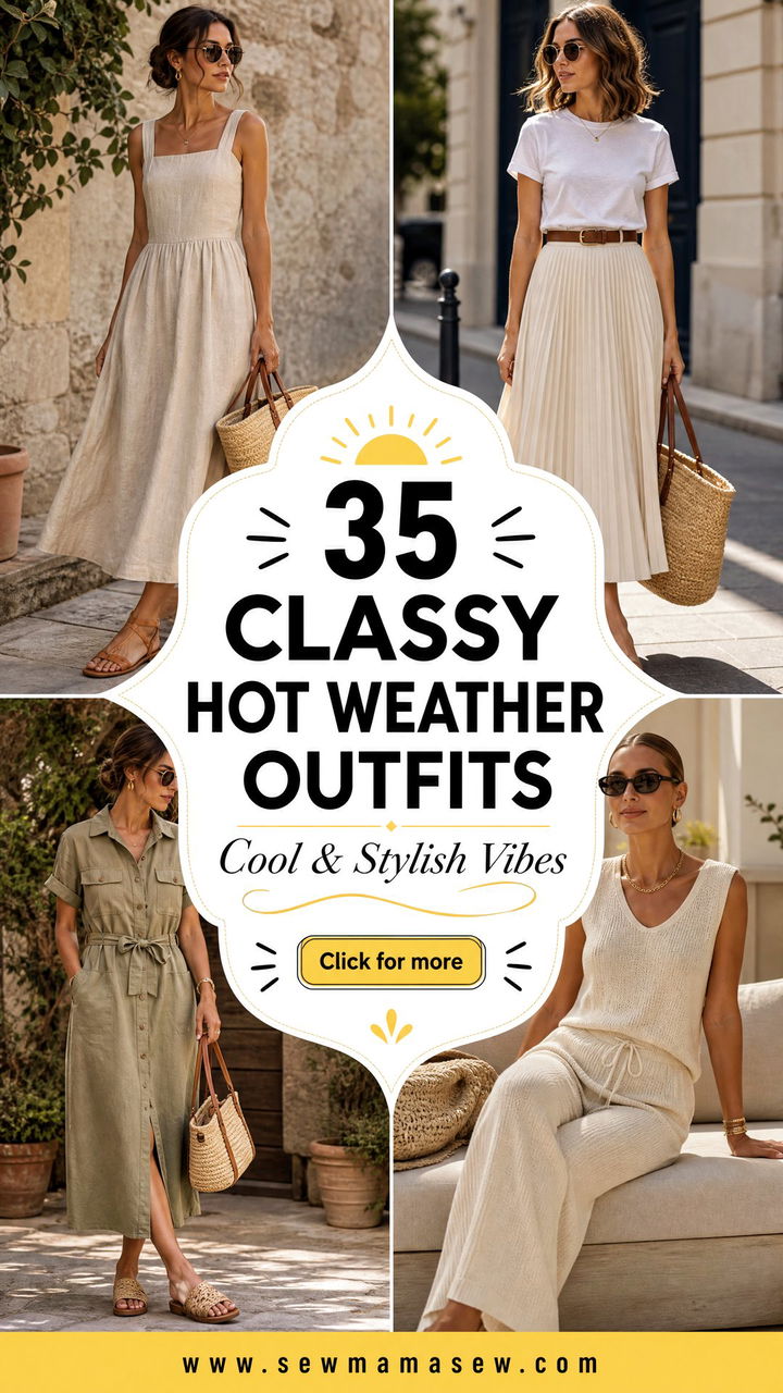 35 Classy Hot Weather Outfits to Stay Cool and Stylish - 35 Classy Hot Weather Outfits to Stay Cool & Stylish