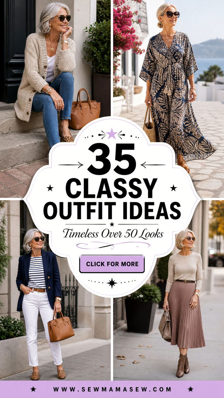 35 Classy Outfit Ideas for Women Over 50 Youll Love - 35 Classy Outfit Ideas for Women Over 50 You'll Love