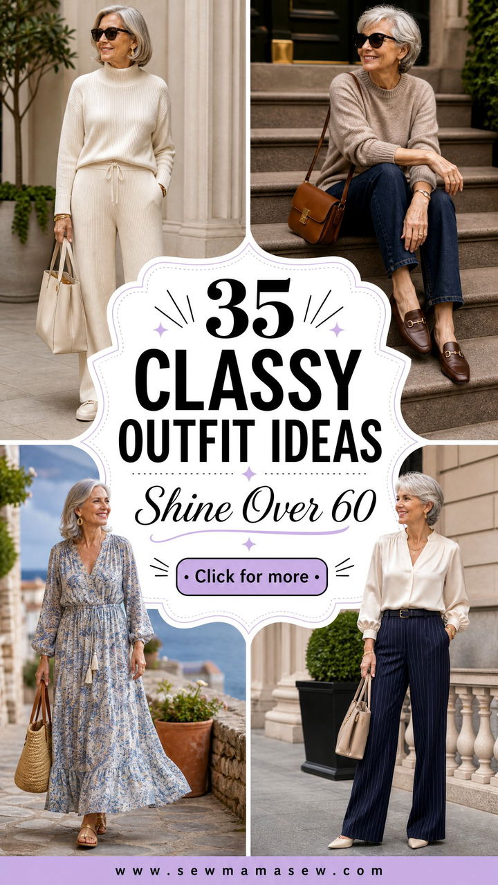 35 Classy Outfit Ideas for Women Over 60 to Shine In - 35 Classy Outfit Ideas for Women Over 60 to Shine In