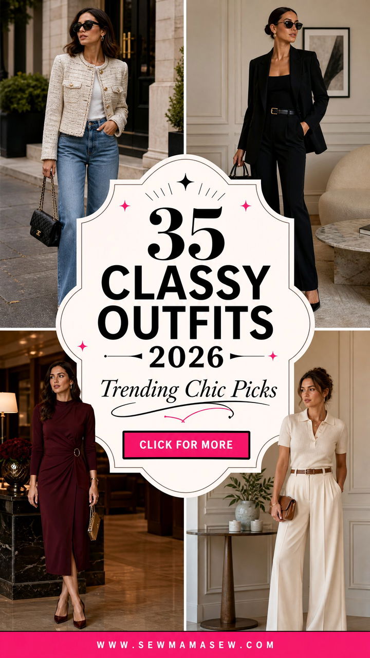 35 Classy Outfits 2026 Trending Chic Style Ideas - 35 Classy Outfits 2026: Trending Chic Style Ideas