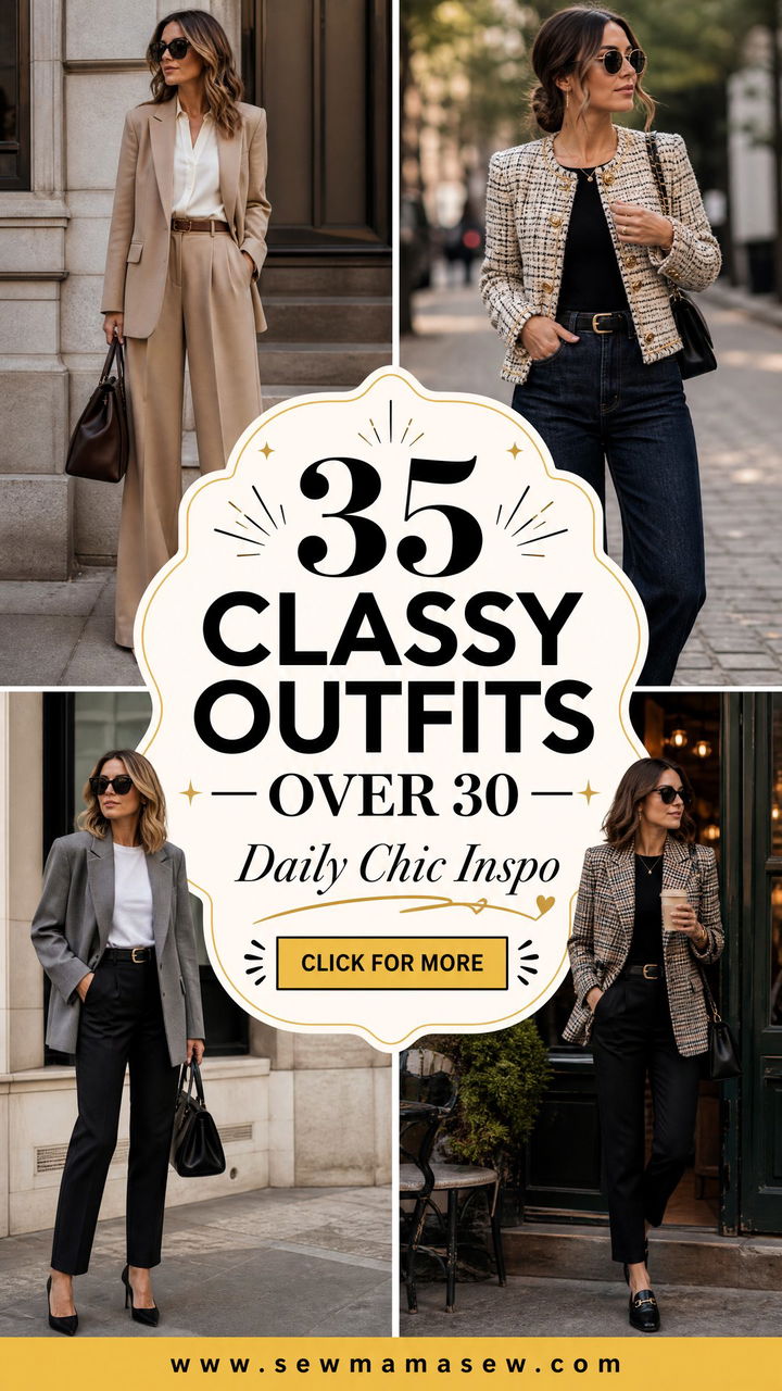 35 Classy Outfits for Women Over 30 to Style Daily - 35 Classy Outfits for Women Over 30 to Style Daily