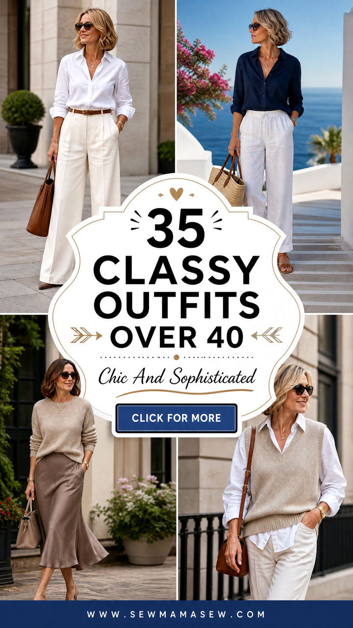 35 Classy Outfits for Women Over 40 to Look Chic - 35 Classy Outfits for Women Over 40 to Look Chic