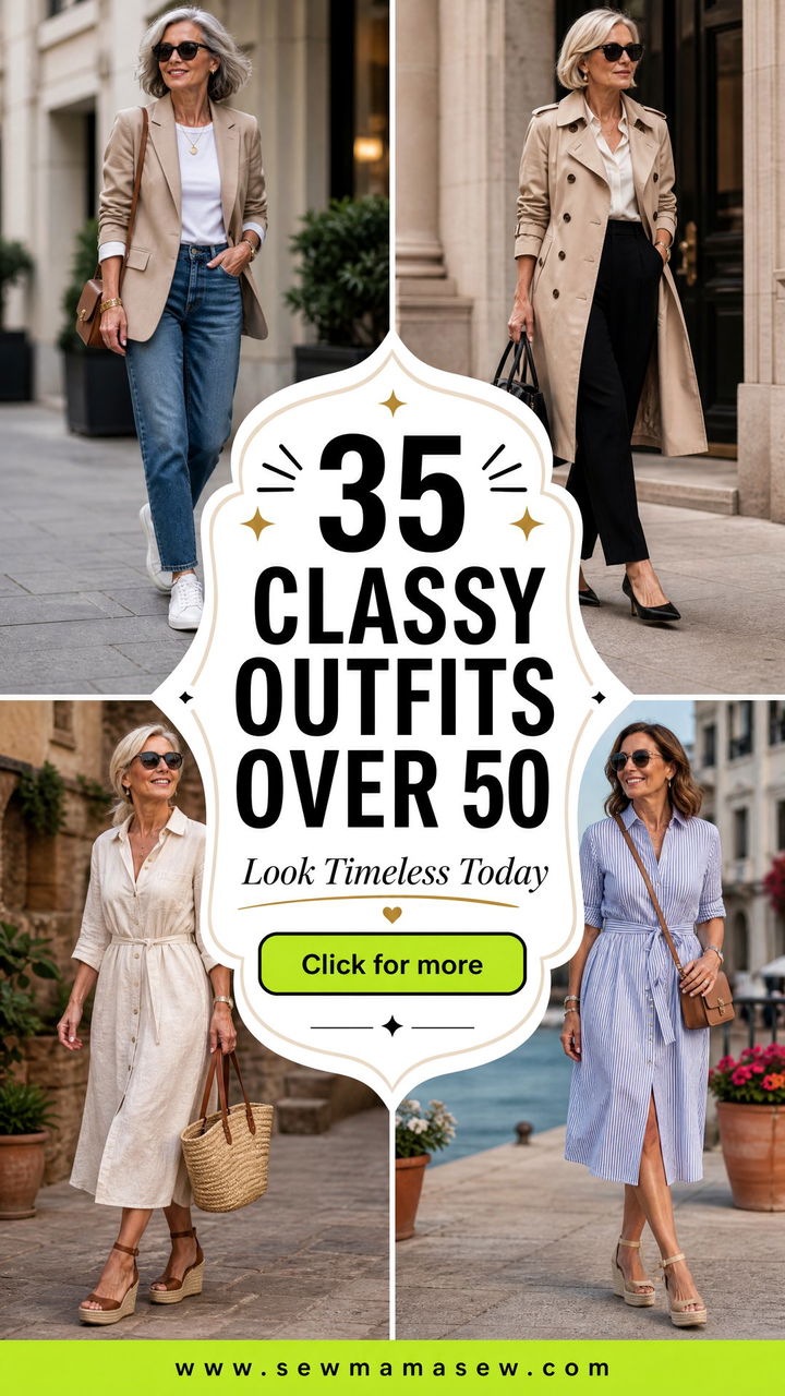 35 Classy Outfits for Women Over 50 to Look Timeless - 35 Classy Outfits for Women Over 50 to Look Timeless