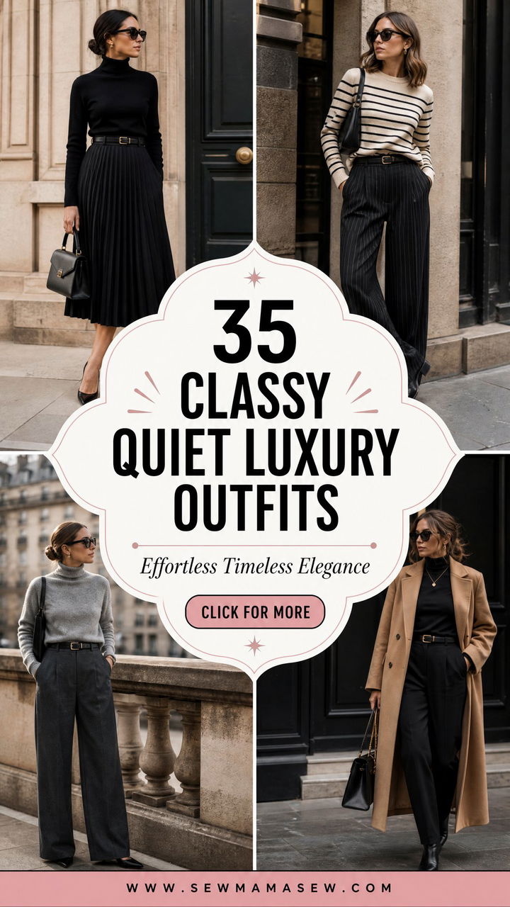 35 Classy Quiet Luxury Outfits for Effortless Elegance - 35 Classy Quiet Luxury Outfits for Effortless Elegance