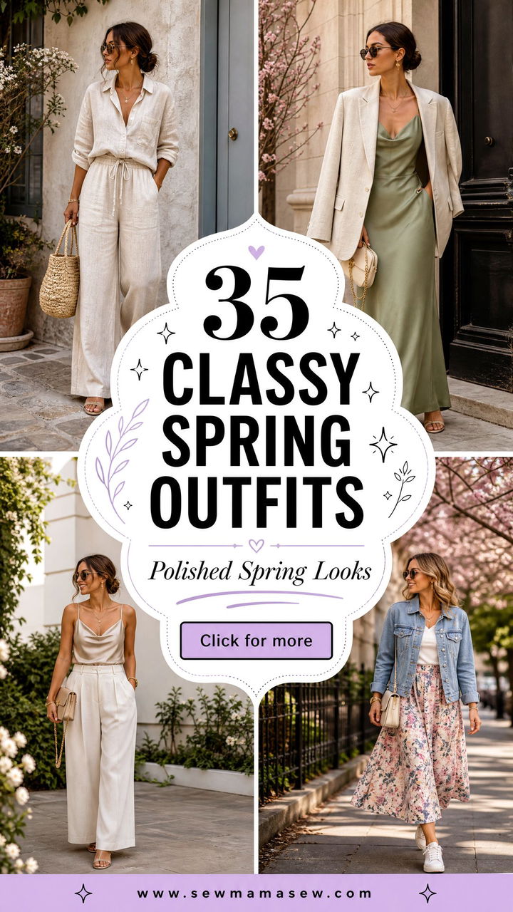 35 Classy Spring Outfits for a Polished Look - 35 Classy Spring Outfits for a Polished Look