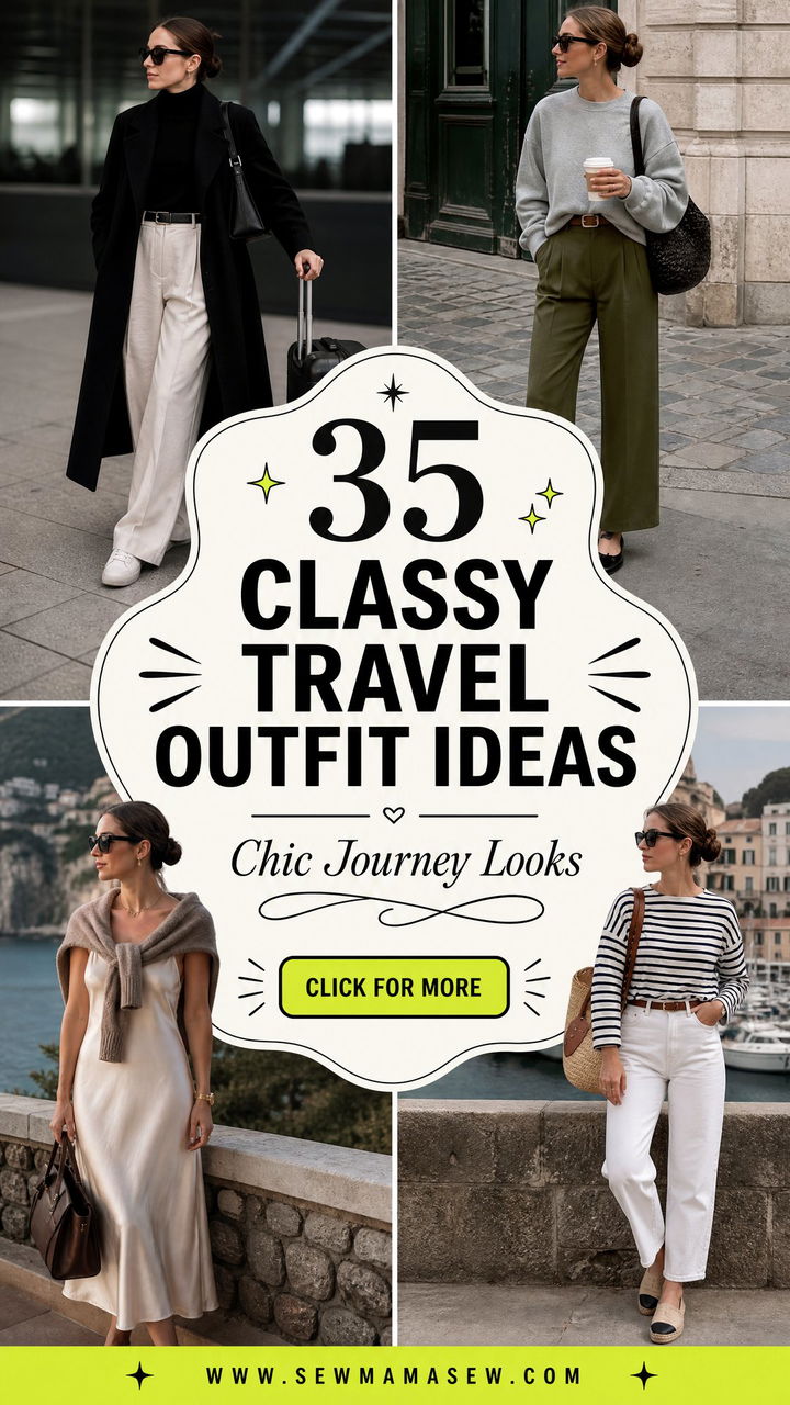 35 Classy Travel Outfit Ideas for Chic Journeys - 35 Classy Travel Outfit Ideas for Chic Journeys