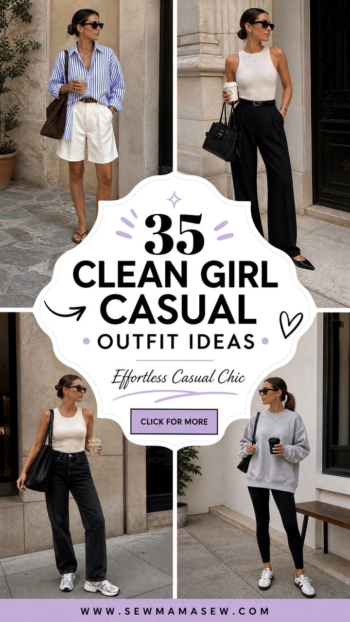 35 Clean Girl Casual Outfit Ideas for Effortless Chic - 35 Clean Girl Casual Outfit Ideas for Effortless Chic