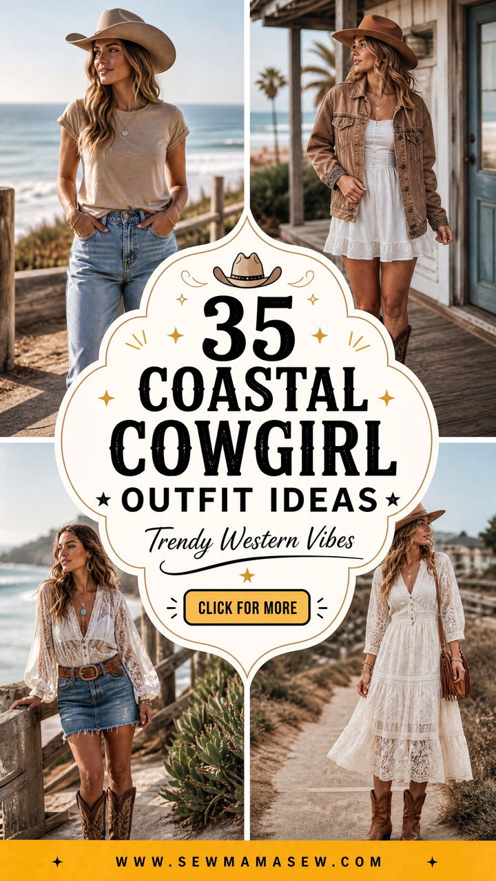 35 Coastal Cowgirl Outfit Ideas for Trendy Vibes - 35 Coastal Cowgirl Outfit Ideas for Trendy Vibes