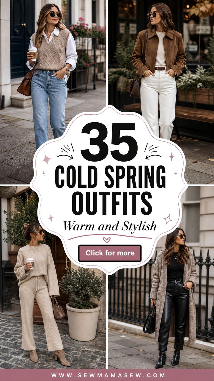 35 Cold Spring Outfits to Stay Warm and Stylish - 35 Cold Spring Outfits to Stay Warm and Stylish