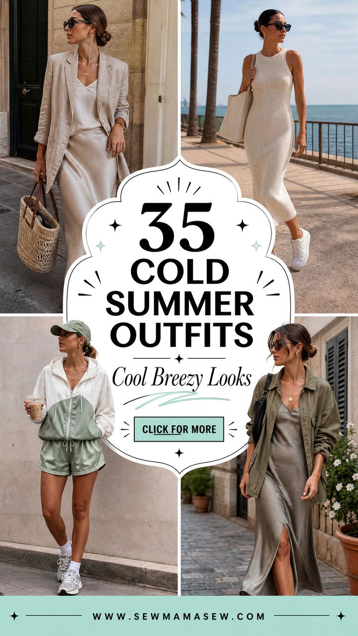 35 Cold Summer Outfits for Cool Days and Breezy Nights - 35 Cold Summer Outfits for Cool Days and Breezy Nights