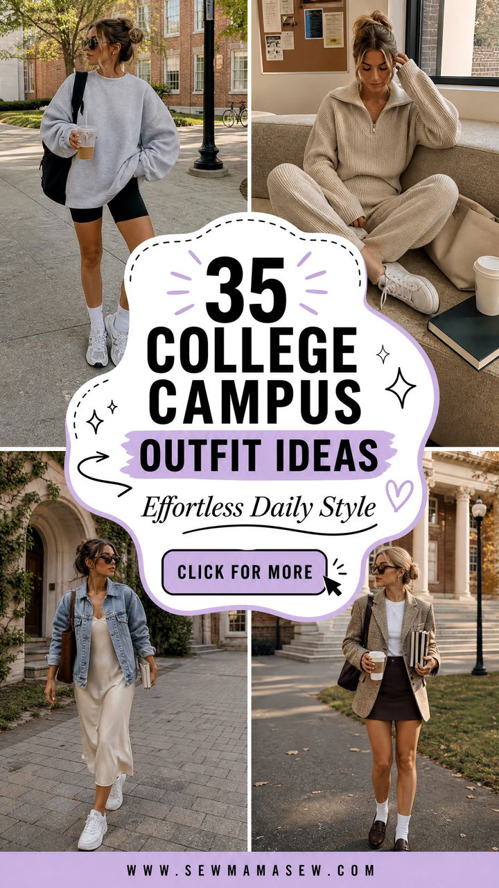 35 College Campus Outfit Ideas for Effortless Style - 35 College Campus Outfit Ideas for Effortless Style