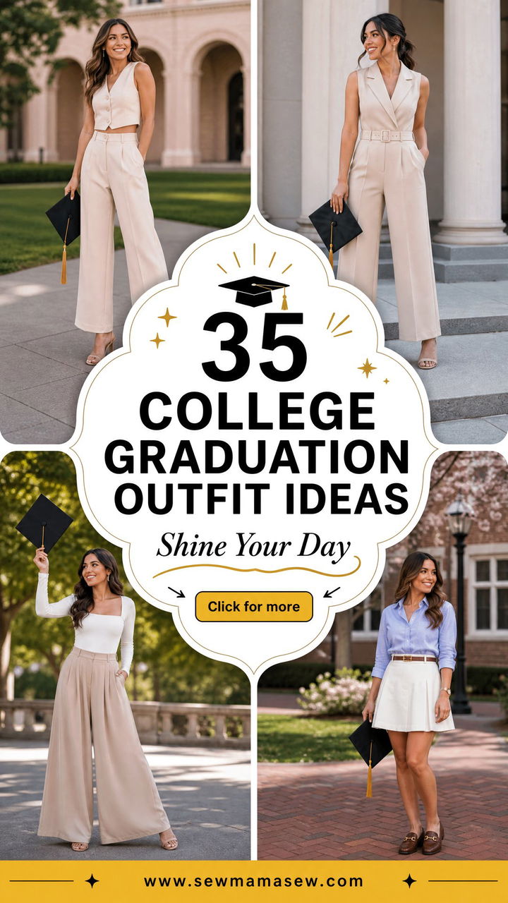 35 College Graduation Outfit Ideas to Shine on Your Day - 35 College Graduation Outfit Ideas to Shine on Your Day