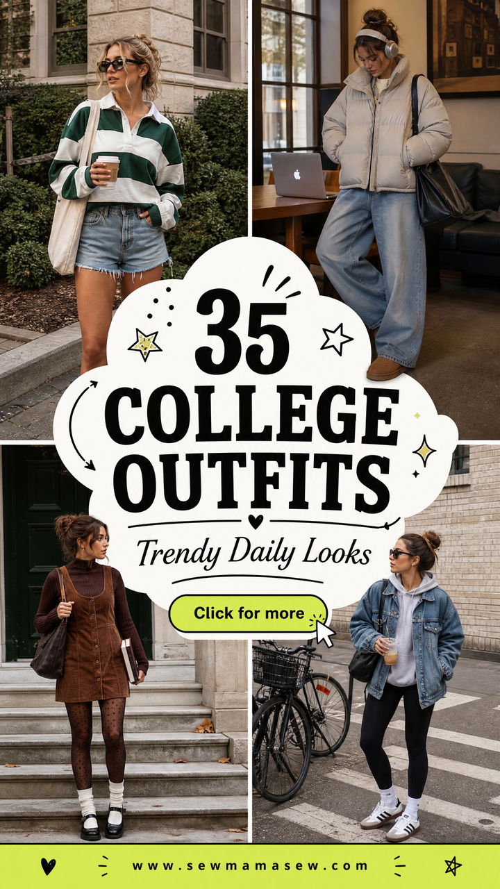 35 College Outfits 2026 Trendy Looks for Every Day - 35 College Outfits 2026: Trendy Looks for Every Day