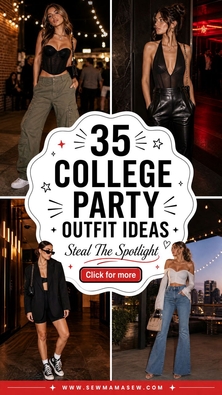 35 College Party Outfit Ideas to Steal the Spotlight - 35 College Party Outfit Ideas to Steal the Spotlight