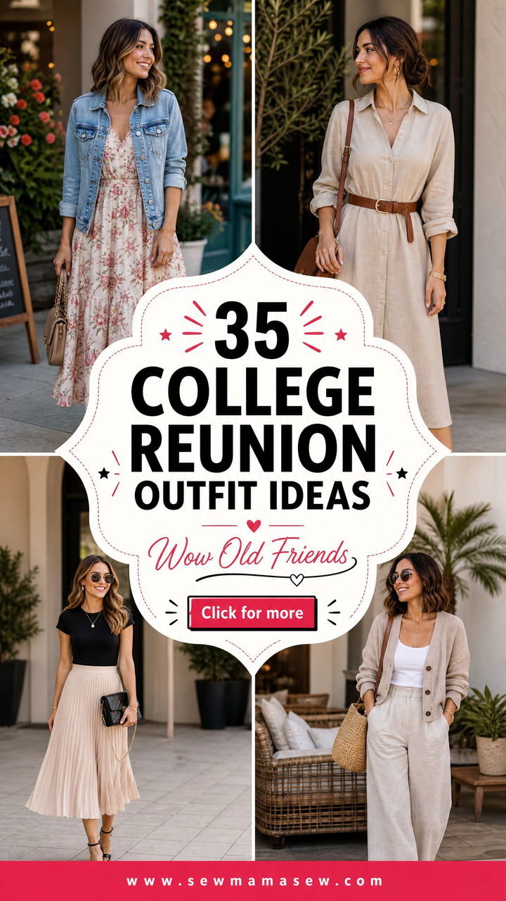 35 College Reunion Outfit Ideas to Wow Old Friends - 35 College Reunion Outfit Ideas to Wow Old Friends