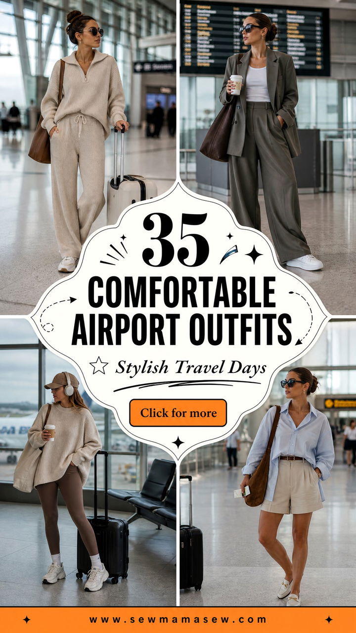 35 Comfortable Airport Outfits for Stylish Travel Days - 35 Comfortable Airport Outfits for Stylish Travel Days