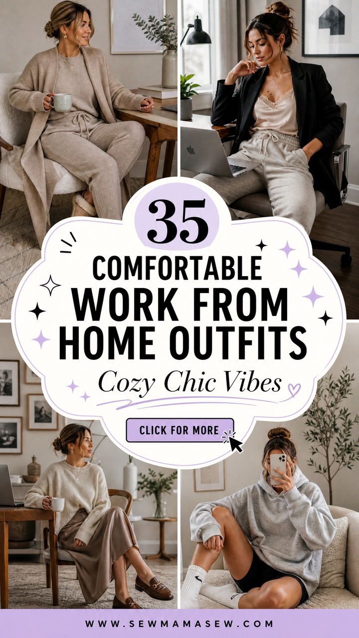 35 Comfortable Work From Home Outfits for Cozy Style - 35 Comfortable Work From Home Outfits for Cozy Style