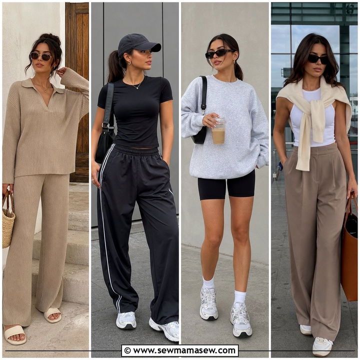 35 Comfy Airport Outfits for Long Flights & Easy Travel