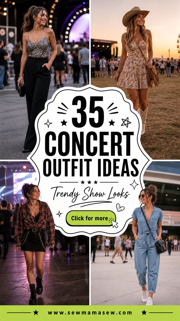 35 Concert Outfit Ideas for Women Trendy Looks - 35 Concert Outfit Ideas for Women: Trendy Looks
