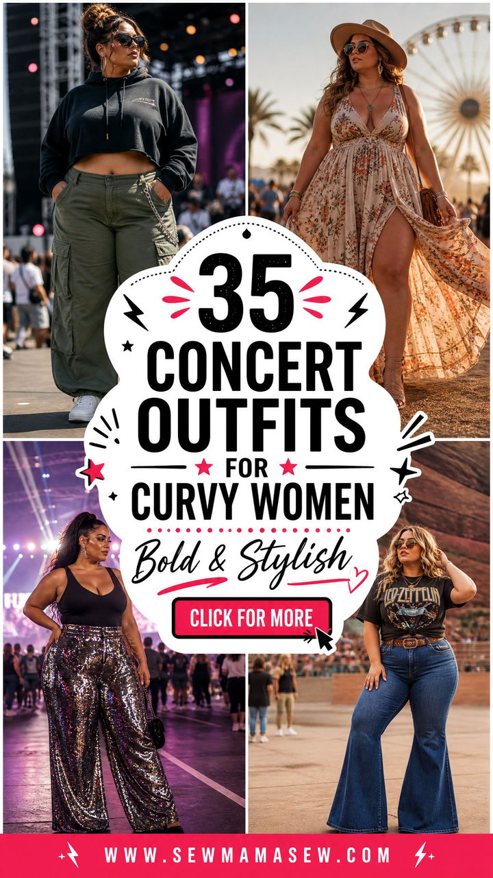 35 Concert Outfits for Curvy Women Bold and Stylish - 35 Concert Outfits for Curvy Women: Bold & Stylish