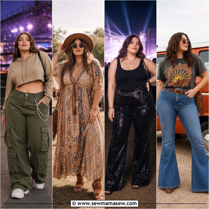 35 Concert Outfits for Curvy Women: Bold & Stylish