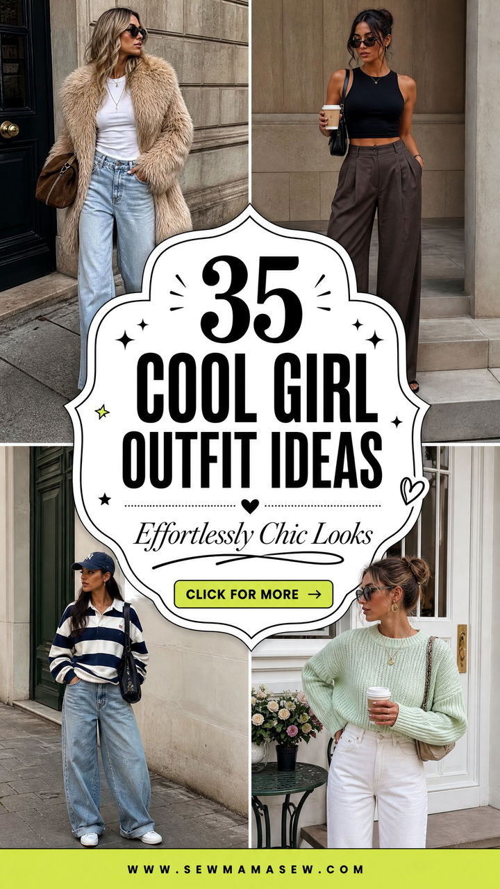 35 Cool Girl Outfit Ideas Effortlessly Chic Looks - 35 Cool Girl Outfit Ideas: Effortlessly Chic Looks
