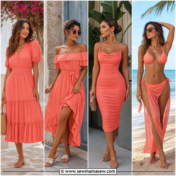 35 Coral Outfit Ideas for Summer to Brighten Your Look
