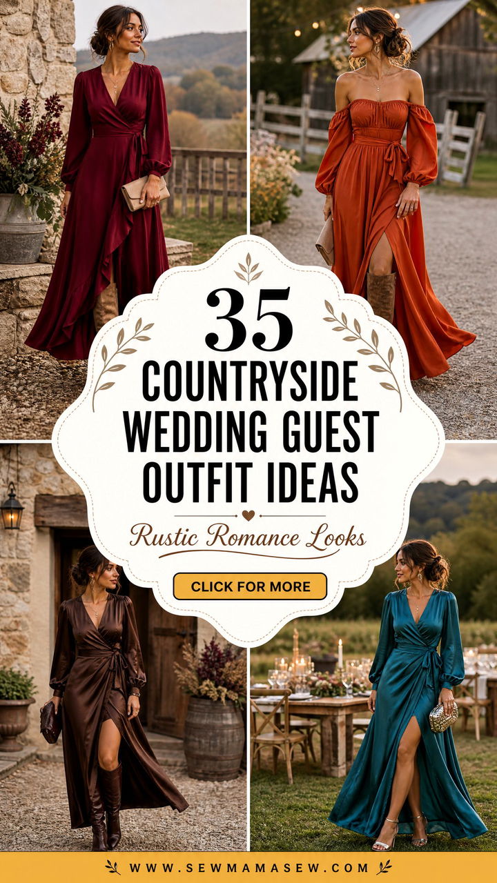 35 Countryside Wedding Guest Outfit Ideas to Love - 35 Countryside Wedding Guest Outfit Ideas to Love