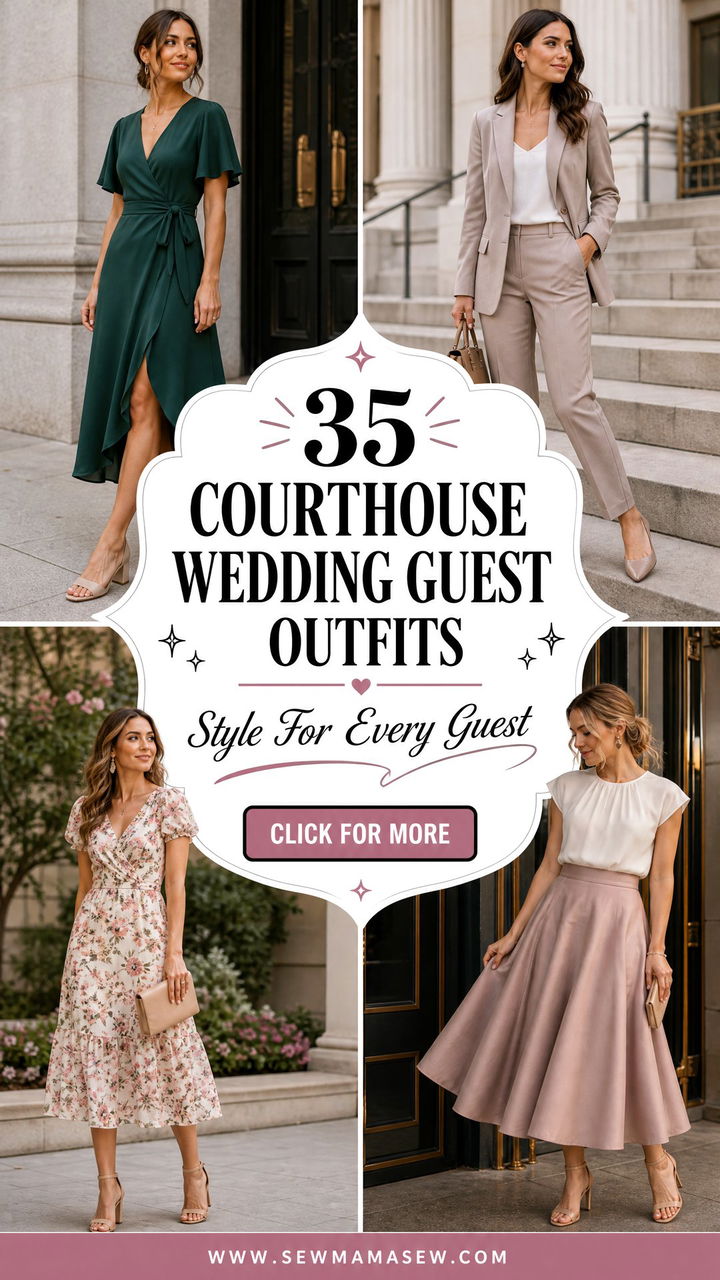 35 Courthouse Wedding Guest Outfits for Every Style - 35 Courthouse Wedding Guest Outfits for Every Style