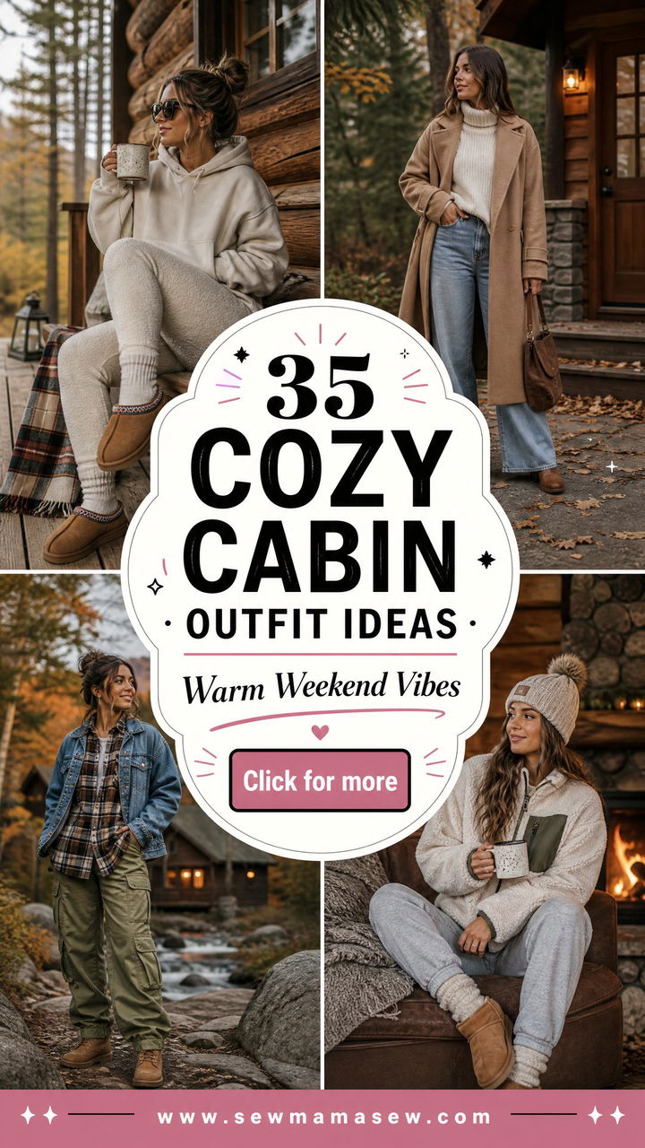 35 Cozy Cabin Weekend Outfit Ideas for Ultimate Comfort - 35 Cozy Cabin Weekend Outfit Ideas for Ultimate Comfort