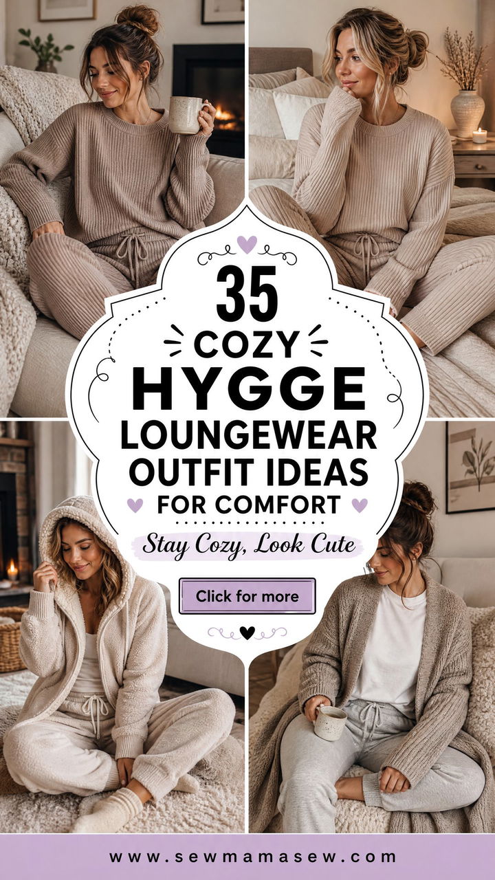 35 Cozy Hygge Loungewear Outfit Ideas for Comfort - 35 Cozy Hygge Loungewear Outfit Ideas for Comfort