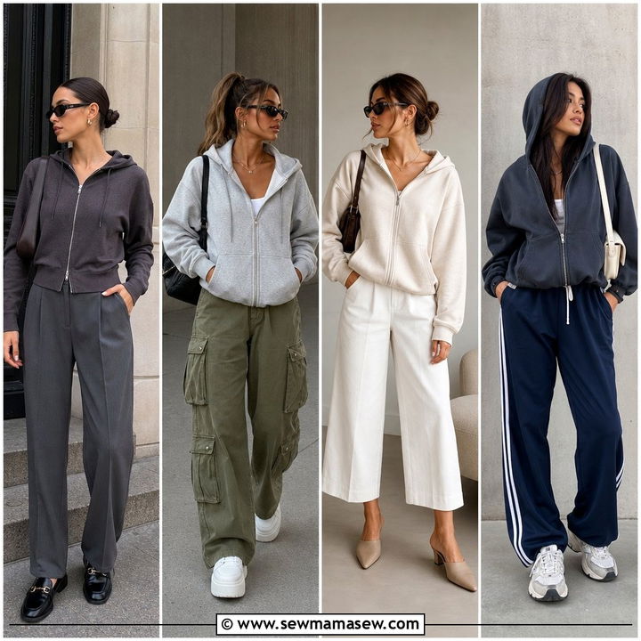35 Cozy Zip Up Hoodie Outfit Ideas for Effortless Style