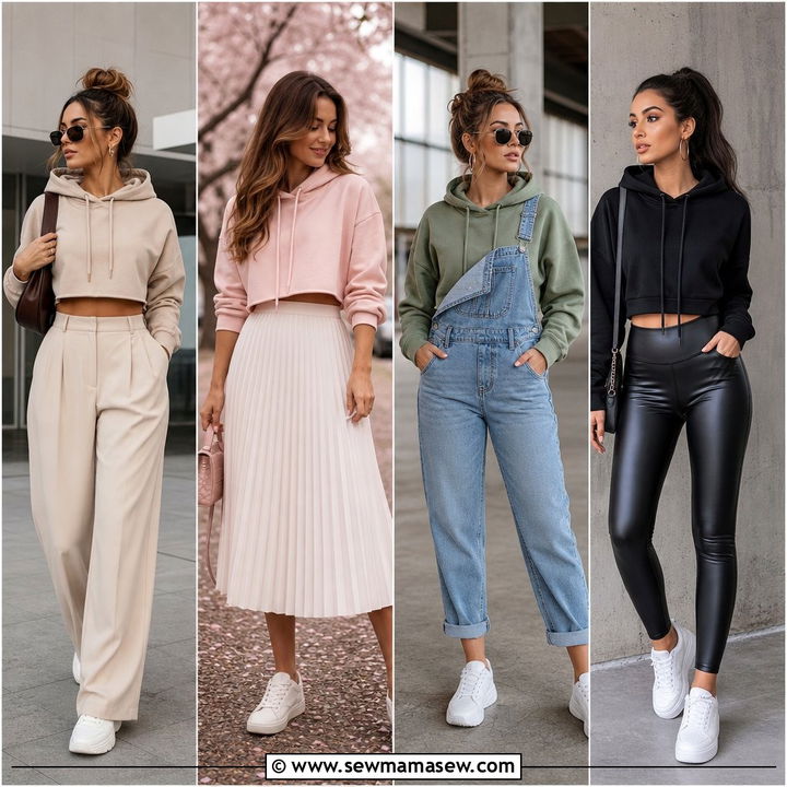 35 Cropped Hoodie Outfit Ideas for a Trendy Look