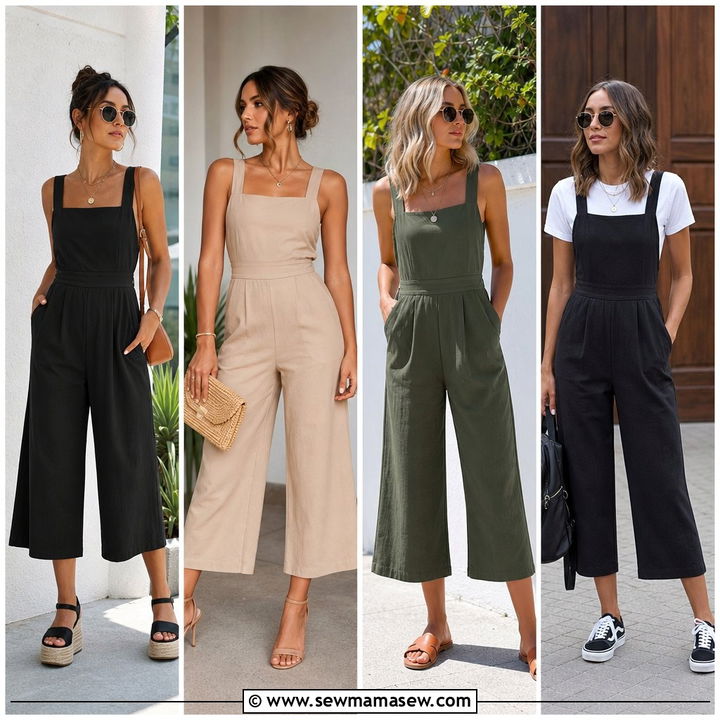 35 Cropped Jumpsuit Outfit Ideas for Trendy Style