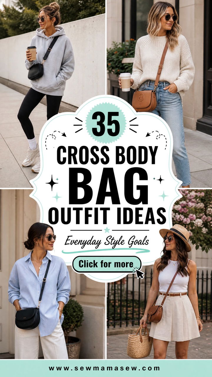 35 Cross Body Bag Outfit Ideas for Everyday Style - 35 Cross Body Bag Outfit Ideas for Everyday Style