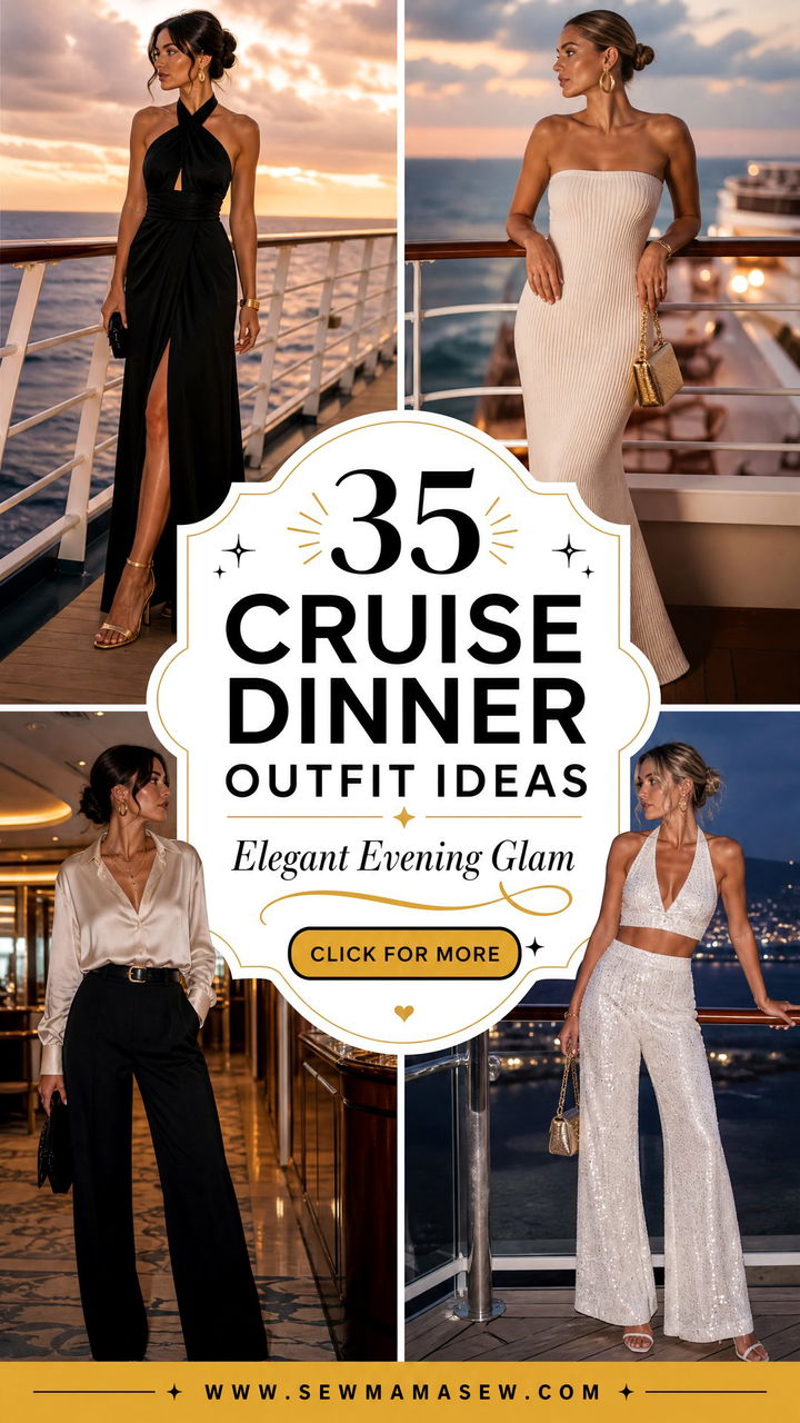 35 Cruise Dinner Outfit Ideas for Elegant Evenings - 35 Cruise Dinner Outfit Ideas for Elegant Evenings