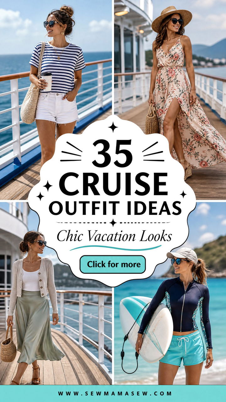 35 Cruise Outfit Ideas for Women Chic Vacation Looks - 35 Cruise Outfit Ideas for Women: Chic Vacation Looks